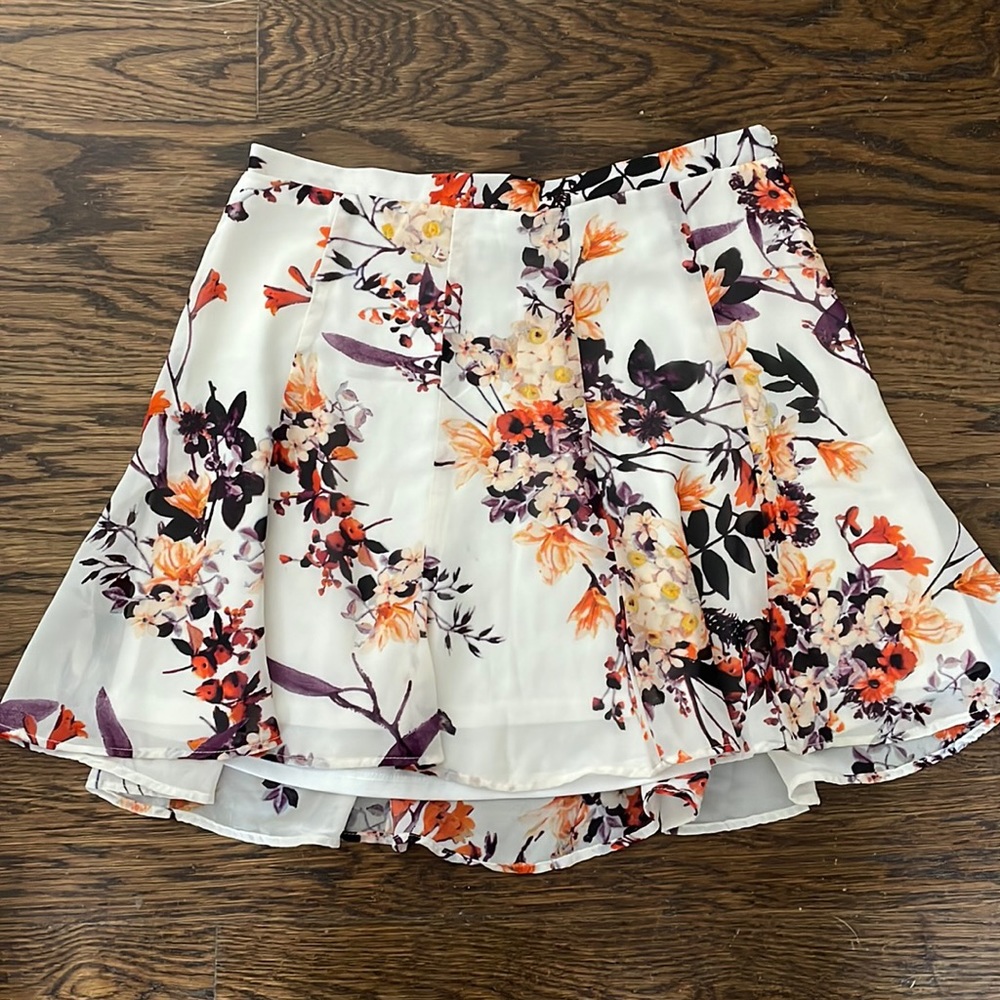Show me your mumu floral skirt